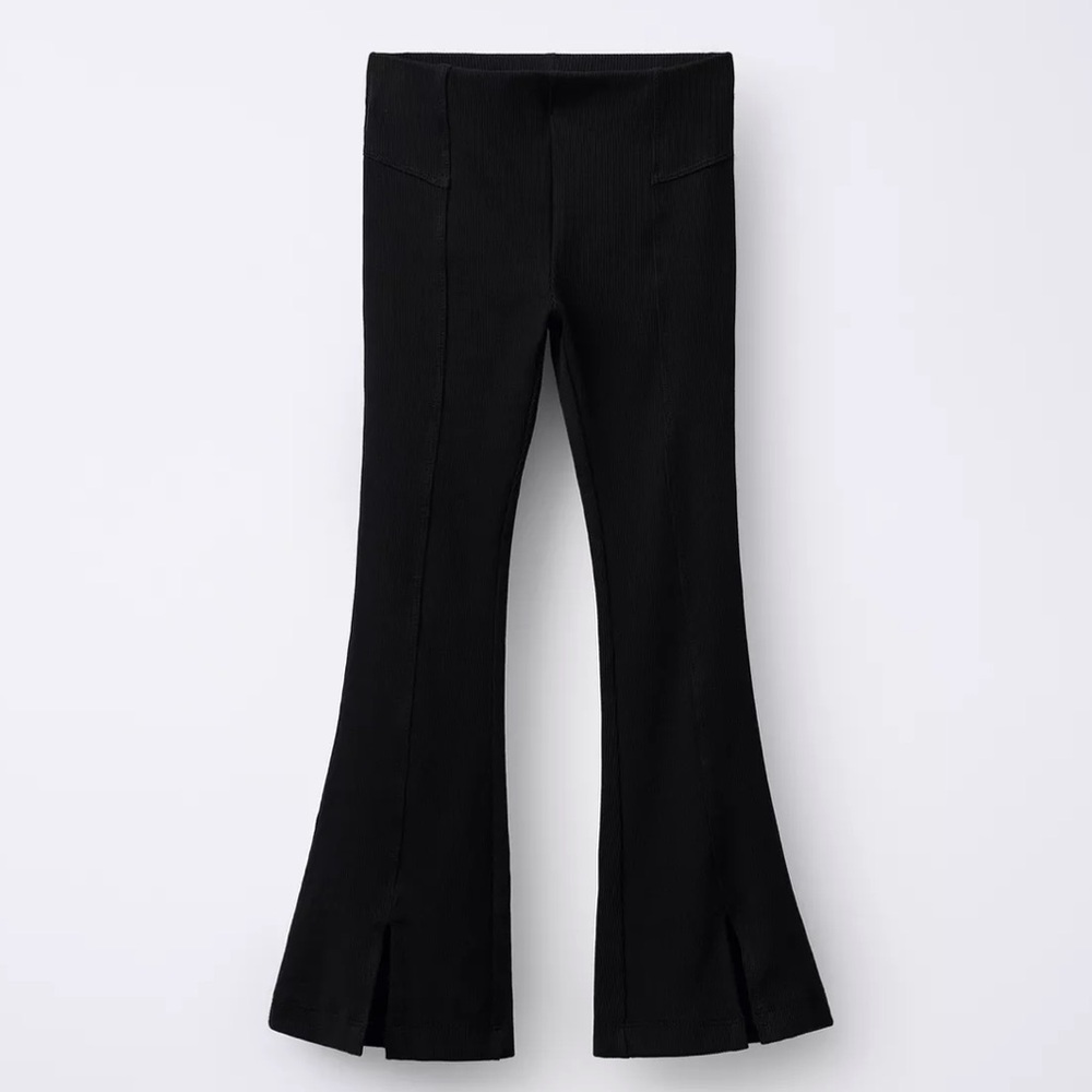 Zara Black Flared Leggings